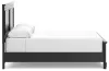 Ashley Furniture B687B6 Lanolee - Queen Panel Bed - Black