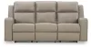 Ashley Furniture 6330789 Lavenhorne - Rec Sofa W/Drop Down Table - Pebble