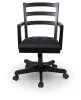 Ashley Furniture H664-01A Wildenauer - Home Office Swivel Desk Chair - Brown / Black