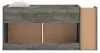 Ashley Furniture B4480B25 Ashley Furniture B4480B25 Frandern - Twin Loft Bed With 2 Bookcase Storages - Gray