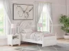 Ashley Furniture PCB1819B5 Ashley Furniture PCB1819B5 Kozlani - Twin Upholstered Panel Bed - White
