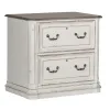 Liberty Furniture 244-HO146 Magnolia Manor - Jr Executive Media Lateral File - Antique White