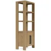 Riverside Furniture 91048 Davie - Entertainment Pier Unit - Light Brown