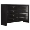 CoasterEssence 200701KW-S5 Briana - California King 5 Piece Bedroom Set - Black