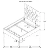 CoasterEssence 300007F Chloe - Upholstered Full Panel Bed - Oatmeal