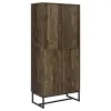 CoasterEveryday 959640 Carolyn - 2 Door Engineered Wood Accent Cabinet - Rustic Oak