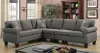 Furniture of America CM6329GY-SECT-VN Rhian - Sectional - Dark Gray