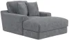 Jackson Furniture Industries 344519-2062/28-2063/28 Jackson Furniture Industries 344519-2062/28-2063/28 Cozy - Chaise With USB - Gunmetal