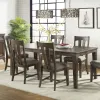 Intercon WY-CH-925W-GPG-RTA Whiskey River - Slat Chair - Dark Brown