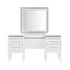 Liberty Furniture 781-BR35 Reflections - Vanity Desk - Pearl White & Rhinestone