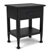 Riverside Furniture 61768 Riverside Furniture 61768 Calhoun - 1-Drawer Nightstand - Ebony Whiskey Oak