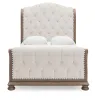 Ashley Furniture B944B2 Ashley Furniture B944B2 Ardenfield - Queen Upholstered Sleigh Bed - Light Brown