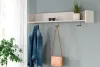 Ashley Furniture EA1864-151 Socalle - Wall Mounted Coat Rack w/Shelf - Light Natural