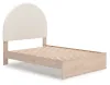 Ashley Furniture PCB1566B3 Ashley Furniture PCB1566B3 Arloster - Full Upholstered Panel Bed - Tan / White