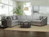 England 4T00-64/4T00-43/4T00-95 England 4T00-64/4T00-43/4T00-95 Thomas - 3 Piece Sectional (LAF Corner Sofa, Armless Loveseat, RAF Cuddler)