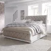 Liberty Furniture 244-BR-QUSL Liberty Furniture 244-BR-QUSL Magnolia Manor - Queen Upholstered Sleigh Bed - Antique White