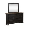 Liberty Furniture 615-BR-ODM Americana Farmhouse - Dresser & Mirror - Black
