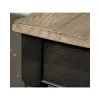Riverside Furniture 32302 Barrington - 2 Tone Rectangular Cocktail Table - Antique Oak / Matte Black