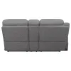 CoasterEssence 600370B1 Higgins - Upholstered LAF Power Loveseat - Gray
