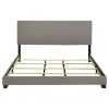Coaster Fine Furniture 300851KE Dorian - Fabric Upholstered Eastern King Panel Bed - Taupe