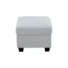 Intercon SY-OT-ASH34-SGC-C Ashbury - Ottoman - Soft Gray