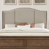 Liberty Furniture 336-BR13HU Harrison Heights - Queen Upholstered Shelter Headboard - Sienna
