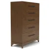 Riverside Furniture 61765 Calhoun - 5-Drawer Chest - Whiskey Oak