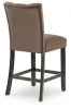 Ashley Furniture PCD581-124 Jeshina - Upholstered Barstool (Set of 2) - Mocha