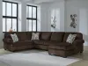 Ashley Furniture PC35603S2 Ashley Furniture PC35603S2 Kimlee - 3-Piece Sectional With RAF Chaise - Chocolate