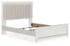 Ashley Furniture PCB3381B6 Zuraleus - Queen Upholstered Panel Bed - White