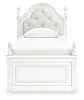 Ashley Furniture PCB1819B5 Ashley Furniture PCB1819B5 Kozlani - Twin Upholstered Panel Bed - White