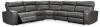 Ashley Furniture 55203S1 Ashley Furniture 55203S1 Samperstone - Zero Wall Recliners 5 Pc Sectional - Gray
