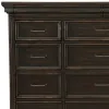 Pulaski Furniture P012127 Caldwell - 17 Drawer Master Chest - Smoked Molasses