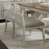 Liberty Furniture 652-C9001B Farmhouse Reimagined - Upholstered Bench - Antique White / Chestnut Tops