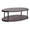 Liberty Furniture 960-OT1012 Modern View - Oval Cocktail Table - Dark Gray