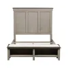 Liberty Furniture 457-BR-QSB Liberty Furniture 457-BR-QSB Ivy Hollow - Queen Storage Bed - Weathered Linen / Dusty Taupe