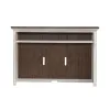 Liberty Furniture 237-EC00 River Place - Entertainment Hutch - Riverstone White & Tobacco
