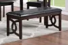 New Classic D1701-25-EBY New Classic D1701-25-EBY Gia - Bench - Ebony - Faux Leather