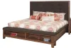 New Classic 00-594-200 New Classic 00-594-200 Cagney - 6/0 California King Bed - Dark Brown