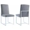 CoasterElevations 107143 Mackinnon - Upholstered Dining Side Chair (Set of 2) - Gray