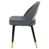 CoasterEssence 192542 Lindsey - Upholstered Dining Side Chair (Set of 2) - Gray