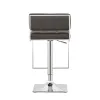CoasterEssence 100195 Alameda - Adjustable Bar Stool - Chrome And Gray