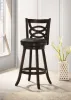 CoasterEssence 101930 Calecita - Wood Swivel Bar Stool (Set of 2) - Cappuccino