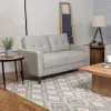 Coaster Fine Furniture 506786 Bowen - Upholstered Track Arm Tufted Loveseat - Beige