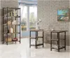 CoasterEveryday 801551 Kemper - 4-Shelf Writing Desk - Weathered Brown