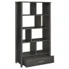 CoasterEssence 801577 Dylan - 4-Shelf Storage Bookshelf - Weathered Gray