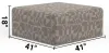 Jackson Furniture Industries 347012-2504/38 Zeke - Cocktail Ottoman - Cloud