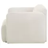 Coaster Fine Furniture 509813 Dorset - Fabric Upholstered Round Track Arm Accent Chair - White