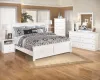 Ashley Furniture B139-91 Bostwick Shoals - One Drawer Night Stand - White