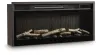 Ashley Furniture W100-703 Entertainment Accessories - Fireplace Insert With Faux Birch Log Set - Black